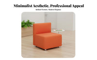 Reconfigurable Sectional Seating System Modern Look and Feel Configurable Section Seating Dense Foam Ergonomic Backing for Lobby
