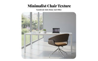 Armless Rolling Task Chair contouredd spine-supportiverest rotate Seating Ergonomic spine-supportive Support