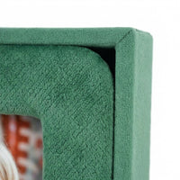 Plush Photo Frame, Handmade Fabric Lace