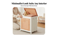 foldable Wheeled Box Large Capacity Storage Container Stackable for Dorm Room