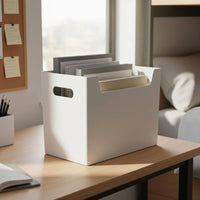 Plastic Book and File Organizer Space Saving Desktop File Organizer for Students