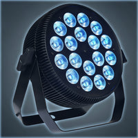 Flat LED Stage Light with Bracket Adjustable LED Par Light Portable Par Can Lightweight for Event Planners, Venues, Weddings