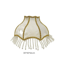 Lampshade with Tassels Vintage Fringe Light Shade Shabby Chic for Reading Corner