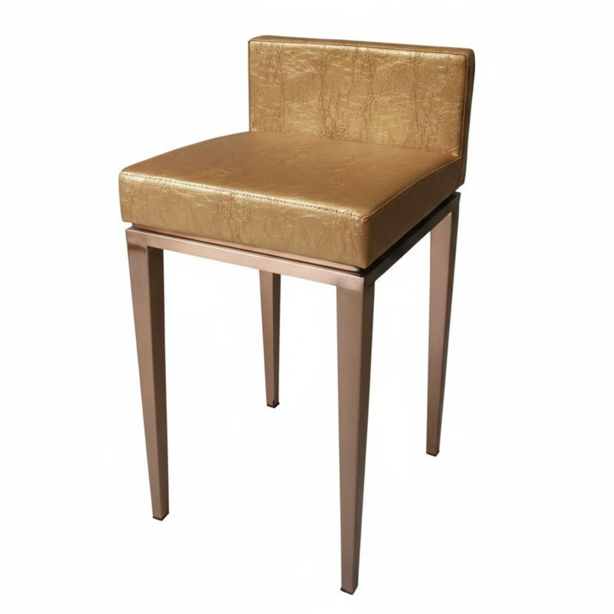 Upholstered Low-Back Stool Modern Design Commercial Furniture Sturdy
