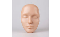 Realistic Silicone Practice Face 3D Makeup Mannequin Face Reusable Makeup Practice Board Easy to Clean for Beauty Students, Lash Technicians, Eyebrow Training