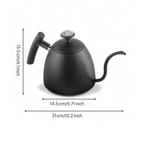 Pour over Coffee Kettle Stainless Steel Gooseneck Kettle Manual for Baristas