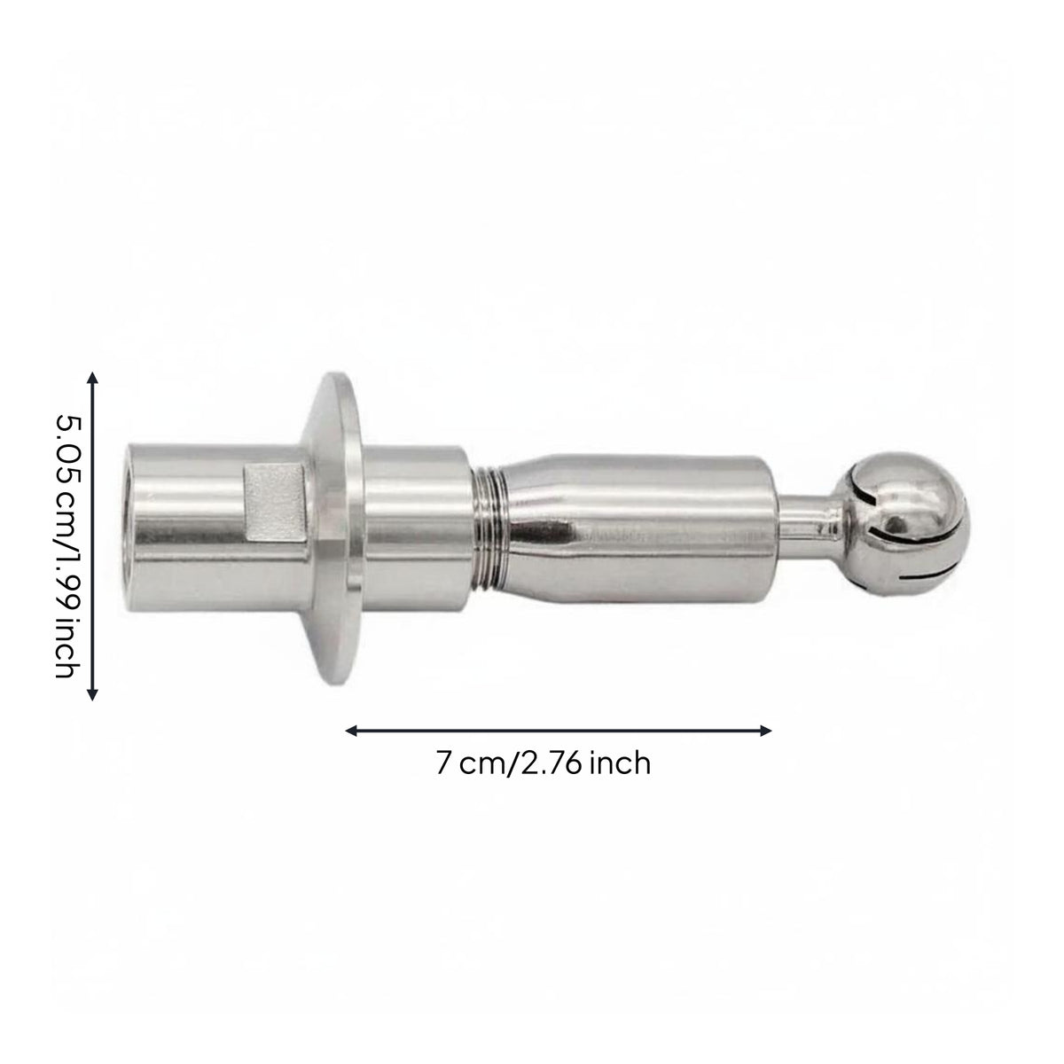 Rotary Spray Ball 1.5 Inch Tri Clamp Spray Ball NPT Threaded for Sanitizing