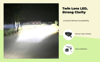 Waterproof 6000K grille spotlight