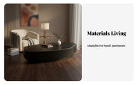 Bean Shaped Coffee Table Minimalist design Storage Coffee Table Luxury Design distinctive Shape for Adults