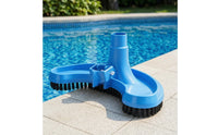 Curved Pool Vacuum Head Manual Pool Vacuum Brush Head Safe for Swimming Pools