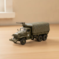 WW2 US Armed Forces Transport Vehicle Logistics 353 Truck Model Alloy Transport Vehicle Logistics 353 Truck Model Finished