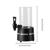 LED Beer Dispenser Cold Drinks Lighted Beer Dispenser Drinkware for Singing Bar Bar, Night Market