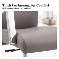 Waist-Highrear Managerial Wheeled Chair Adjustable Height Rotate Seat Modern and Design Tilt Control for Managers, Students