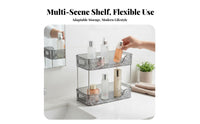 2-Tier Utility Rack adaptable 2-Tier Standing Rack adaptable for Students