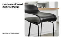 Suspended Seat Stool Modern Modern Bar Chair Minimalist Look Long-Lasting Frame for Home Users, Adults, Kitchen Island
