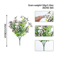 Artificial Butterfly Bouquet Easy to Care Fake Eucalyptus Leaves Branch Realistic Look Home Decor for Tabletop