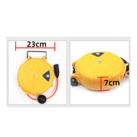 Self-Locking Mini Hose Reel Automatic Retracting Retractable Hose Reel Metal Handle Watering Gear Plastic Housing