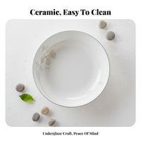 Japanese ceramic floral bowl set