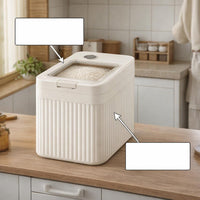 Rice Storage Container with Lid, Airtight Grain Storage Bucket, Cereal Dispenser #variant:10 jin (5kg) with measuring cup