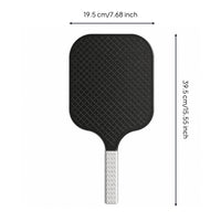 Lightweight Pickleball Paddle with Textured Surface Non-Slip Pickleball Paddle with Textured Face Ergonomic Racket Professional for Training Sessions