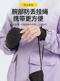 凯夫拉滑雪手套内置护腕女触屏单板登山专业连指防水保暖防护手套