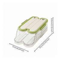 Clear Egg Storage Box with Lid Transparent Egg Storage Container Single-Layer Compact for Fridge