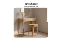 Stackable Square Stool Space-Saving Square Stackable Stool Versatile for Bedroom