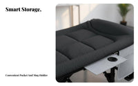 Padded Rest Lounger Foldable Design Folding Cot Integrated Mattress for Restping