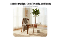 Archedd Spine-Supportingrest Side Chair Nordic and Design Archedd Spine-Supporting Dining Chair Versatile Use Armless