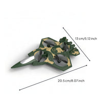 RC Fighter Jet with Wireless Controller Aerodynamic Toy Trick for Beginners