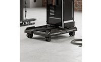 Ventilated Computer Cabinet Stand with Wheels Stable PC Cabinet Stand with Wheels Compact Computer Holder Sturdy for Gamers