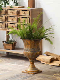 French Wabi-Sabi Style Roman Column Flower Pot