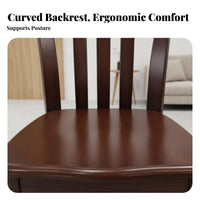 Spindle rear Side Chair hardwood Wood Spindle rear Chair Nordic aesthetic Sturdy Construction for Interior Decorators
