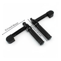 Motorcycle Pedal Extension Set Anti-Slip Surface Motorbike Foot Peg Extension Kit Wear-Resistant