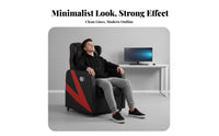 Reclining Esports Chair Reclinable Upholstered Recliner Adjustable spinerest Highspine Support for Home Users, Adults, Game Room
