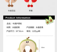 Cartoon U-Shaped Neck Pillow with PP Cotton Filling for Travel and Office