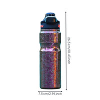 Bottle with Double-Drink Lid Portable Athletic Bottle for Cyclists, Biking