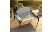 Elevated Pet Bed Padded Side Bolsters Pet Travel Bed Portable