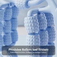 Loop with Roller Wheels | Leg Massage Clamp, Open Circular Frame, for Home