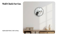 Easy Installation 8 Inch Wall Clock Modern Design Silent Hanging Clock Accurate Timekeeping for Away Ice Workers, Adults, Living Room