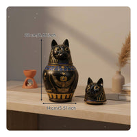 Bastet Cat Head Jar Collectible Bastet Canopic Jar Vintage Design for Pet Owners