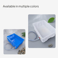 Plastic Turtle Tank with Drain, Tortoise Habitat Box