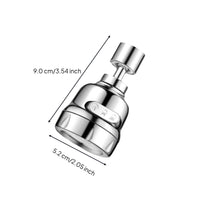 Faucet Extender, 360° Rotating Kitchen Sink Aerator, water-resistant Water-Saving Extension, Universal Tap Attachment, 3 Modes, Booster Strainer