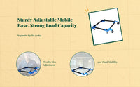 Heavy-Duty Adjustable Mobile Base Stand for Tools