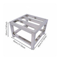 Washing Machine Pedestal Anti-Slip Feet Heavy Duty Stainless Steel Stand Water-Resistant Versatile Support Base for Kitchen, Washroom