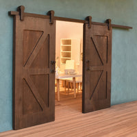 Dollhouse Sliding Barn Door Wooden Miniature Barn Door Realistic for Room Model