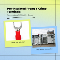 Insulated Spade Terminal Copper U-Type Crimp Connector