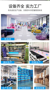 Household Children's No-Inflation Foldable Swimming Pool with Frame for Outdoor Use