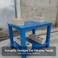 Heavy Duty Steel Workbench High Load Capacity Heavy-Duty Work Table Solidly Welded fitter's Bench for Machinists, Technicians, Factory, Basement, Home