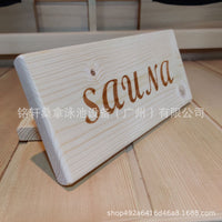 Factory Direct Steam Box Sauna Box Equipment Sauna Door Handle Steam Room Sauna Room Accessories Wooden Door Handle